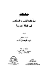 Dictionary Of The Common High Vocabulary In The Arabic Language