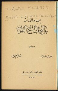 مصادر الدراسة عن النجف والشيخ الطوسي