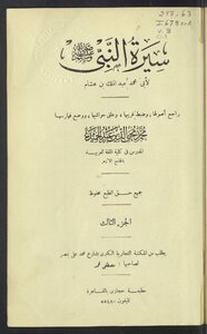 Biography Of The Prophet V.3