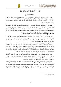 شرح أحاديث في الفتن والحوادث