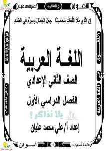 Arabic Language Notes For The Second Year Of Middle School - First Term - Let's Study