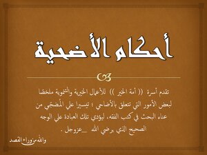 The Provisions Of The Sacrifice