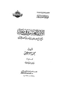 Arabic Literature In Egypt From The Islamic Conquest To The End Of The Ayyubid Period