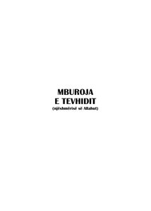 Mburoja E Tevhidit كتاب اسلامي مترجم اللغة الالبانية الالبانيه الألبانية