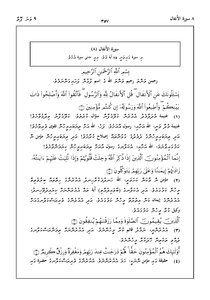 Quran In Dhivehi Sura 8