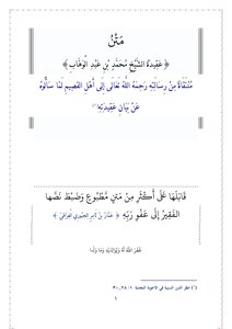 The Doctrine Of Imam Muhammad Ibn Abd Al-wahhab - Book Of Sheikh Muhammad Abd Al-wahhab 33