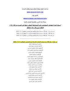 Names Of Laboratory Trustees Applying In The Announced Competition From 9 10 2015 To 9 24 2015 Minya Drinking Water And Sanitation Company 2015 Competition