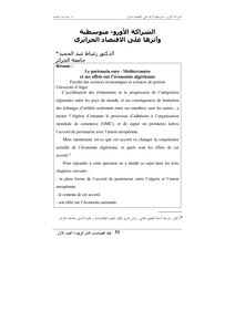 2152 The Euro-mediterranean Partnership And Its Impact On The Algerian Economy Bat Abdel Hamid 3326