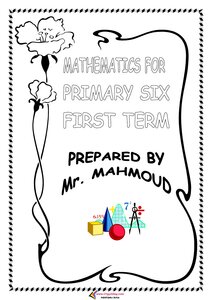 Math Note For Sixth Grade Primary First Term 2021