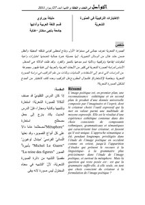Compositional Choices In The Poetic Image - Malika Bouraoui