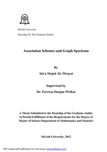 رسالة الماجستير رياضيات