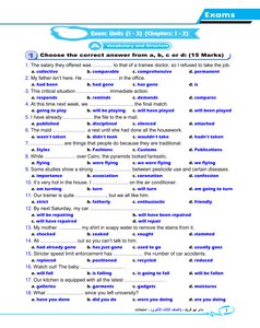 English Language Exam Models With Answers - Third Secondary 2021