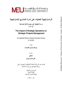 Microsoft Word - The Impact Of Operations Strategy On Strategic Project Management