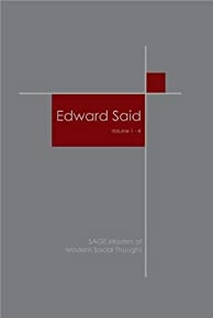 Edward Said (sage Masters In Modern Social Thought Series)