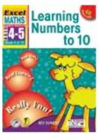 كتاب الرياضيات 4 (الأعمار 4-5): تعلم الأعداد حتى 10