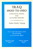 Iraq 1900 To 1950 - A Political Social & Economic History