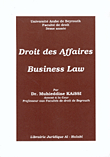 Droit Des Affaires - Business Law French - English