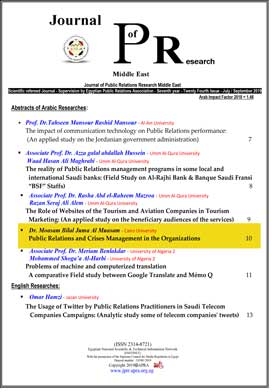 Public Relations And Crises Management In The Organizations