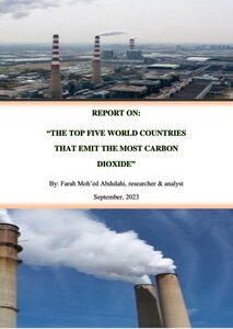 Top five world countries that emit most carbon dioxide into the atmospher