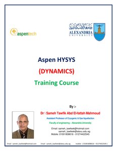 Aspen HYSYS DYNAMICS Training Course