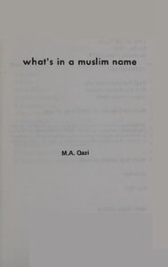 what’s in a muslim name