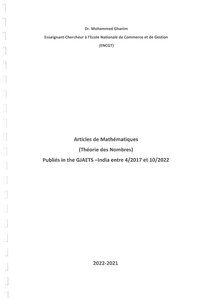 les articles mathématiques: théorie des nombres partie 1
