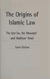 The Origins of Islamic Law