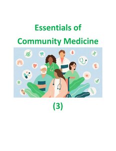  أساسيات طب المجتمع (3)