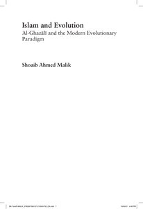 Islam and Evolution, Al-Ghazālī and the Modern Evolutionary Paradigm