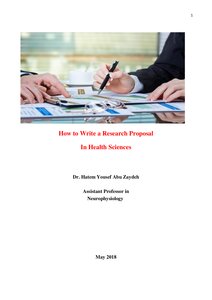 How To Write A Research Proposal In Health Sciences