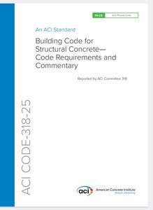 ACI code 2025 , Building Code for  Structural Concrete— Code   2025y