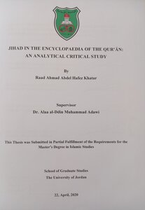 : an analytical critical studyJihad in the encyclopaedia of the Qur'an