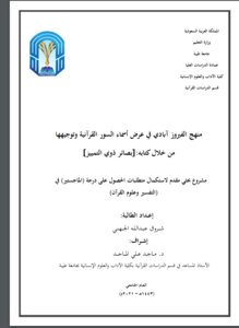 أسماء السور القرآنية