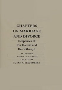 CHAPTERS ON MARRIAGE AND DIVORCE