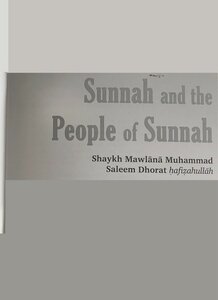 Sunnah and the People of Sunnah