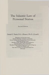 The Islamic Law of Personal Status
