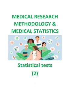 MEDICAL STATISTICS & RESEARCH (2)