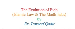 The Evolution of Fiqh