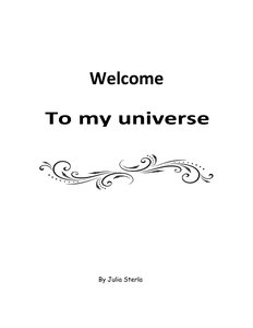 welcome to my universe