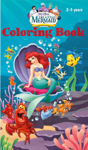 Coloring book the littel mermaid ariel