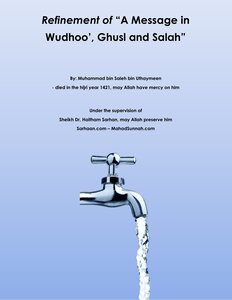 New Refinement of a Message in Wudhoo Ghusl and Salah