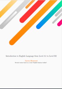 Introduction to English Language from Level A1 to Level B2