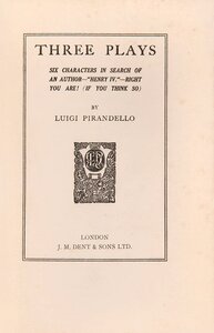 كتاب ثلاث مسرحيات