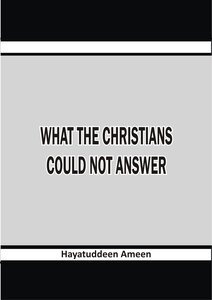 What the Christians could not answer