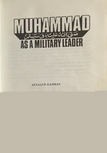 muhammad saw as a military leader