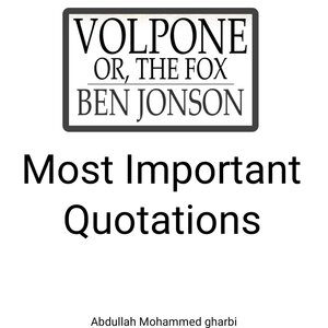 Important Quotations in Volpone