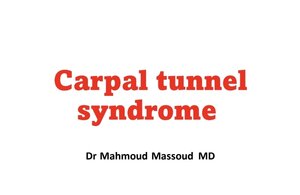 Carpal tunnel syndrome