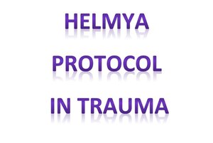 Helmya Trauma Protcol Dr Massoud