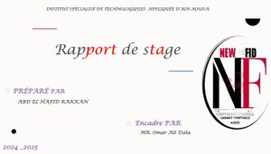 RAPPORT DE STAGE