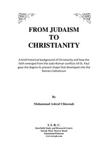From Judaism To Christianity By Muhammad Ashraf Chheenah